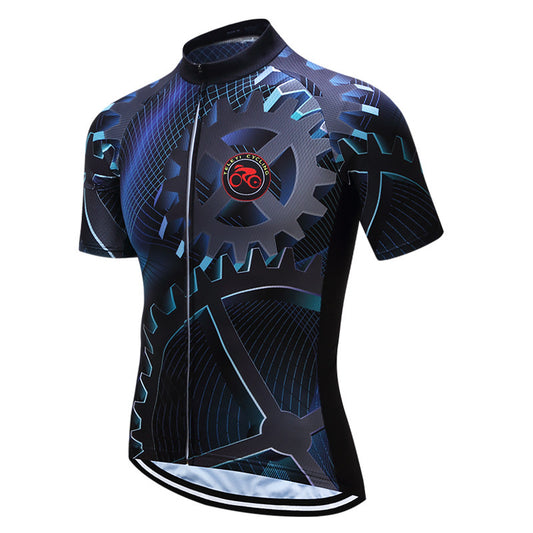 Teleyi Men's Short-Sleeved Cycling Jersey, Breathable Mesh Fabric, Spe
 Product information:
 
 Function: Moisture wicking
 
 Fabric: Linen
 
 Color: Color according to picture-1, color according to picture-2, color according to pictur10Game ChangerGame ChangerTeleyi Men'